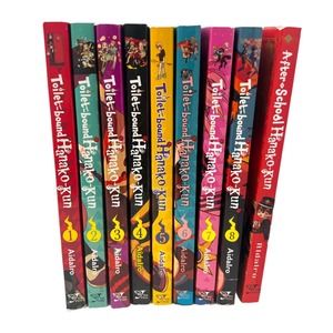 Toilet-bound Hanako-kun manga set 1-9 and After School English In Great Shape